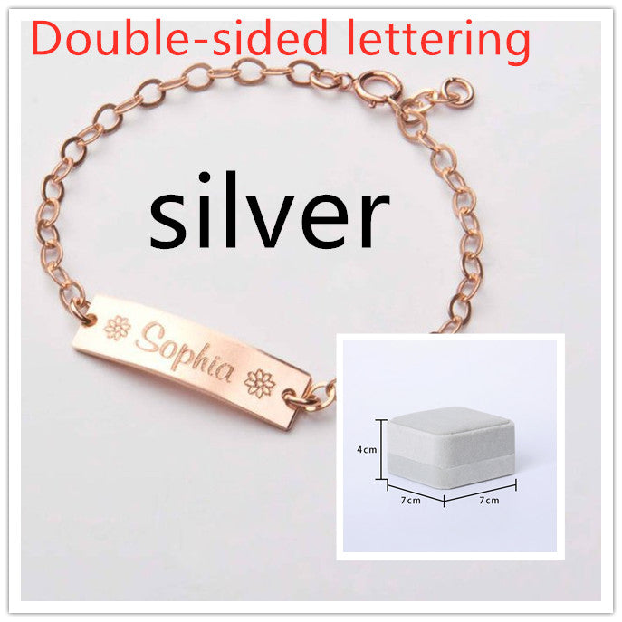 Treasured Memories: Children's Personalized Name Bracelet - Hypoallergenic