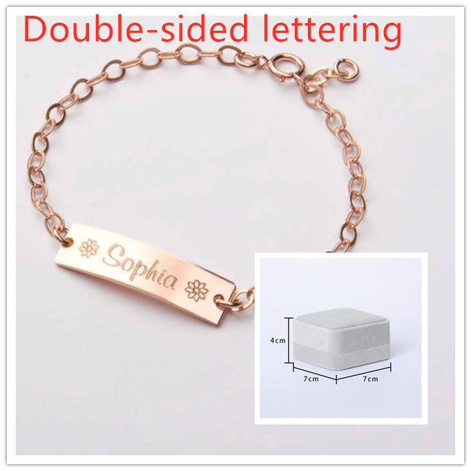 Treasured Memories: Children's Personalized Name Bracelet - Hypoallergenic