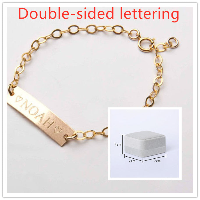 Treasured Memories: Children's Personalized Name Bracelet - Hypoallergenic