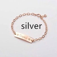 Treasured Memories: Children's Personalized Name Bracelet - Hypoallergenic