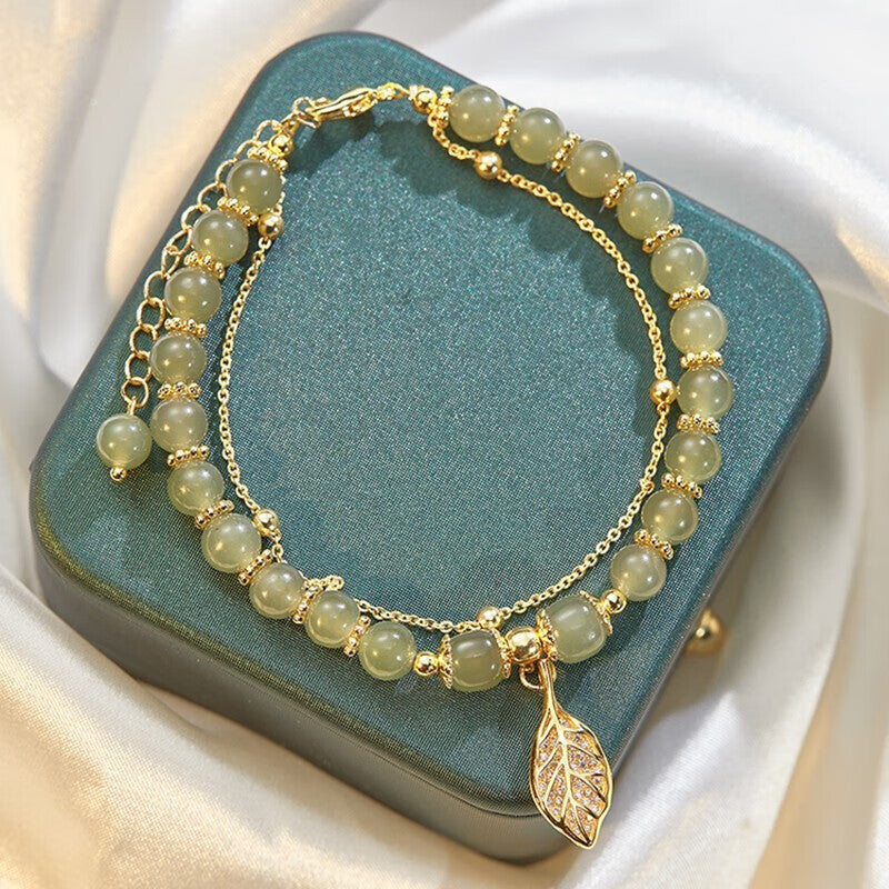 Lustrous Legacy: S925 Sterling Silver with Hetian Jade Bracelet