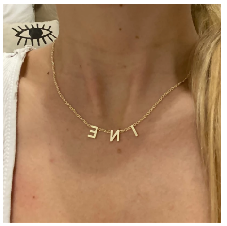 Signature Stainless Steel: Elegant Personalized Letter Name Necklace