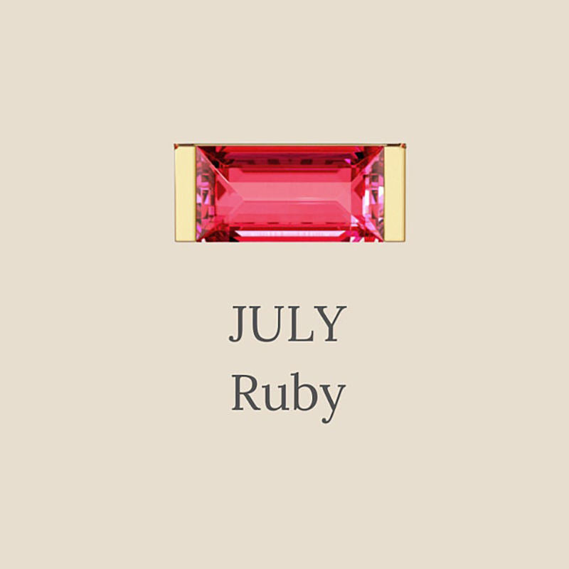 Refined Radiance: Birthstone Ring – Waterproof Elegance