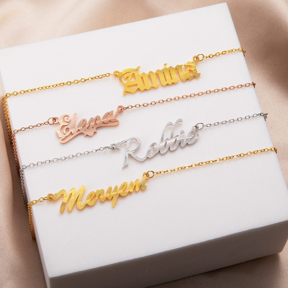 Elegant Personalized Nameplate Necklace