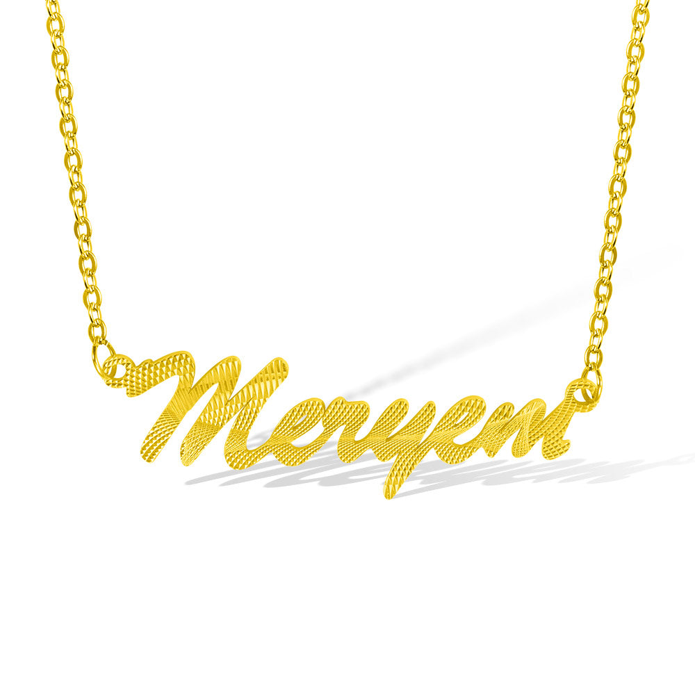 Elegant Personalized Nameplate Necklace